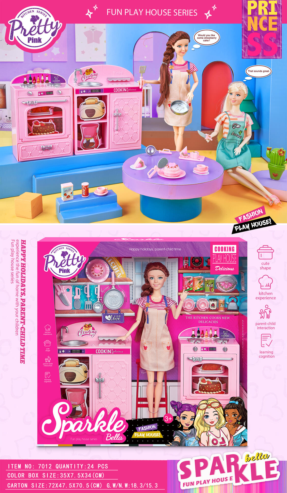 Doll series - Kitchen theme B