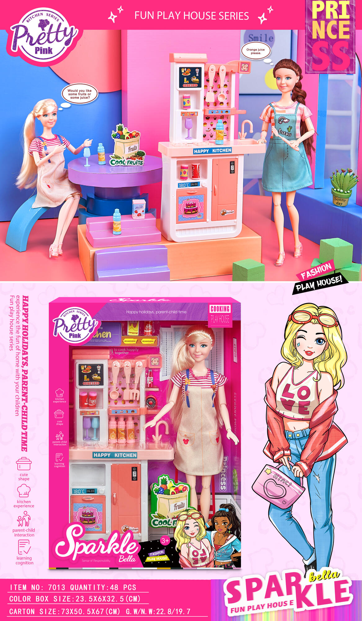 Doll series - Kitchen theme A