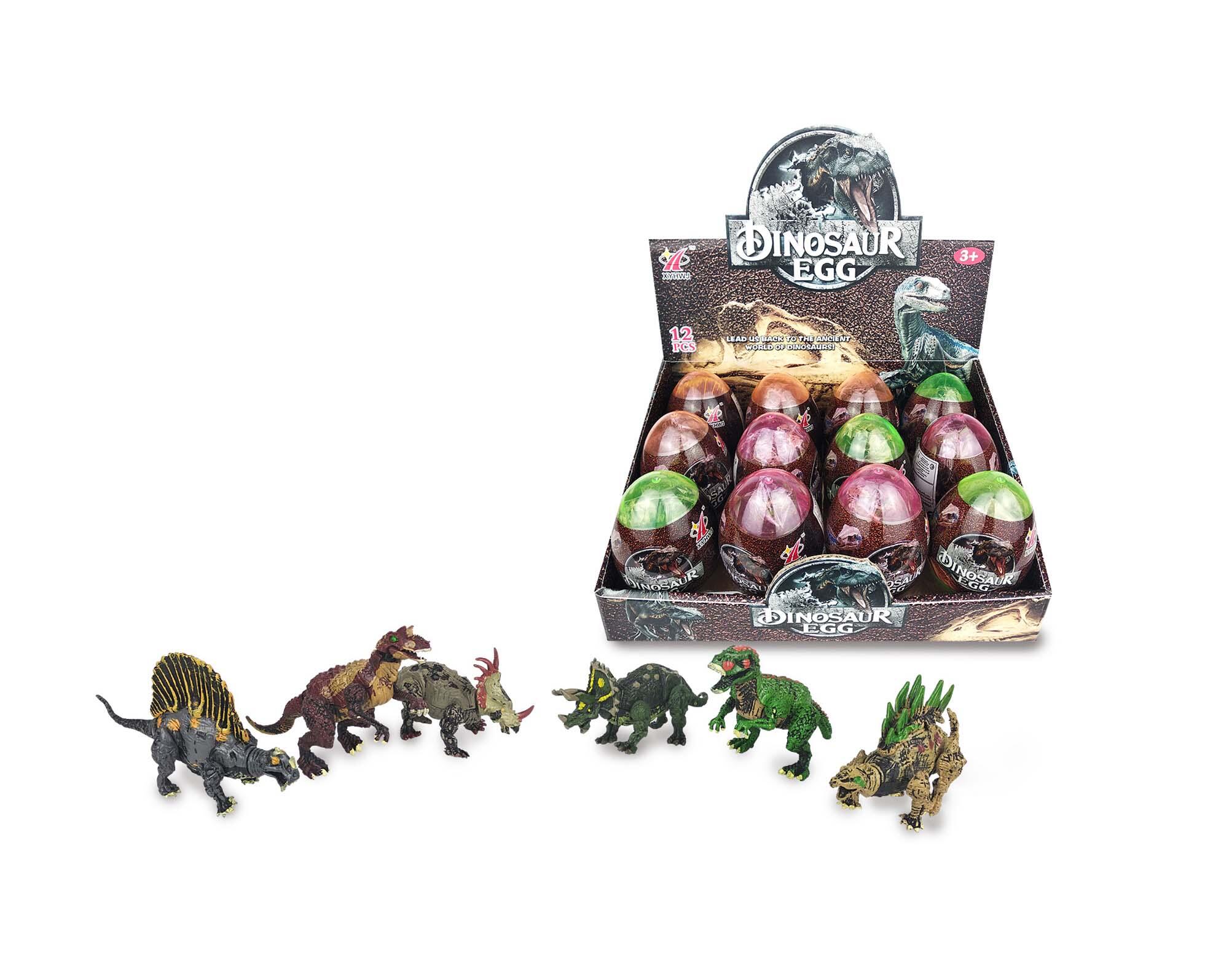 DINOSAUR EGG SET  12PCS/PDQ