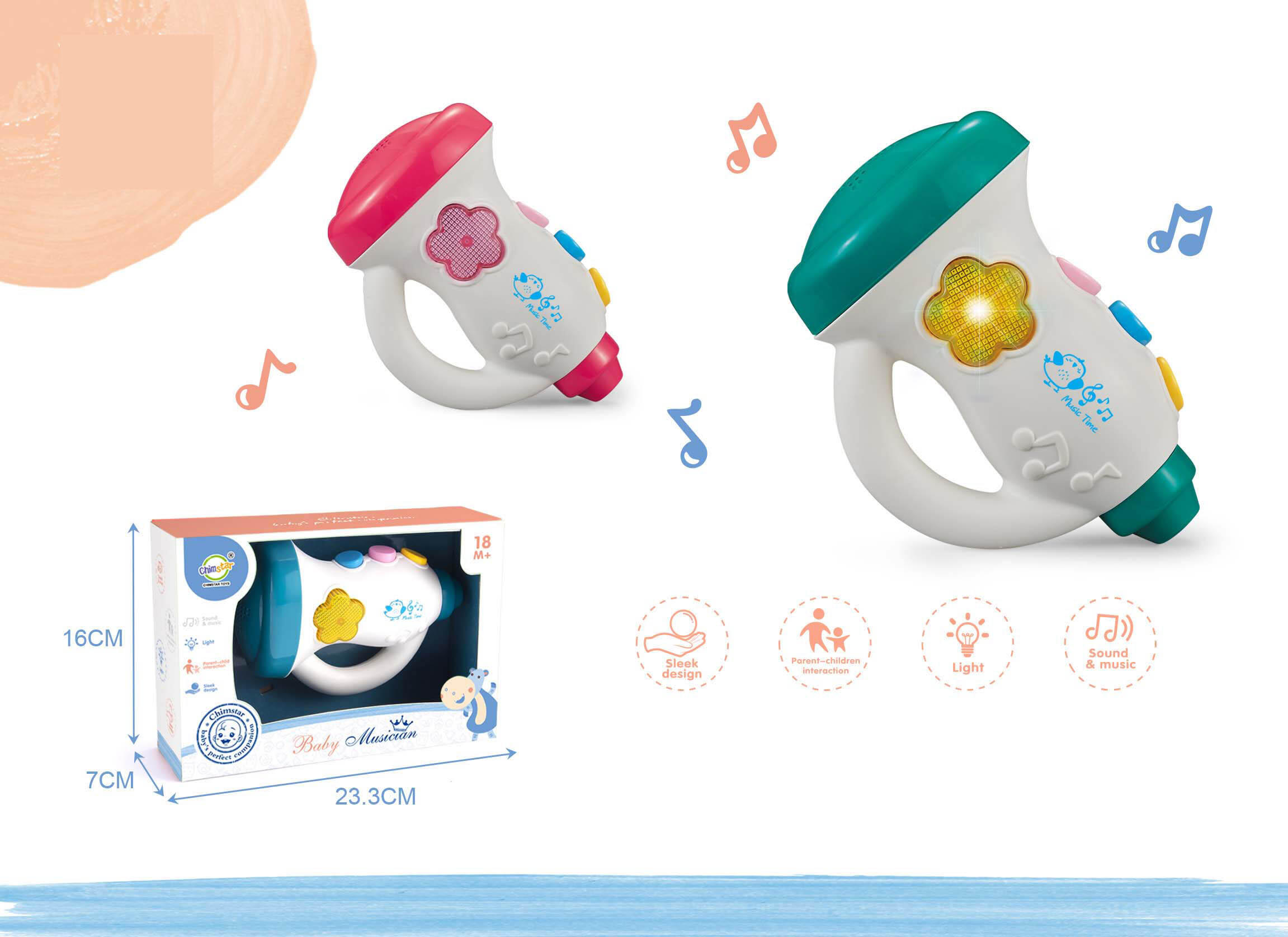 BABY TOYS WITH LIGHT AND SOUND