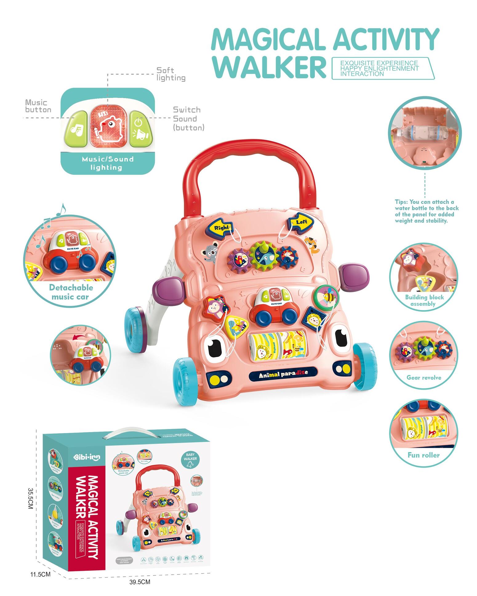 BABY WALKER WITH LIGHT AND MUSIC