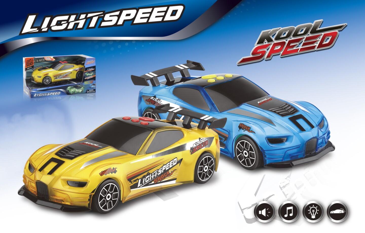 B/O SUPER ACTION CAR W/LIGHTS AND SOUND