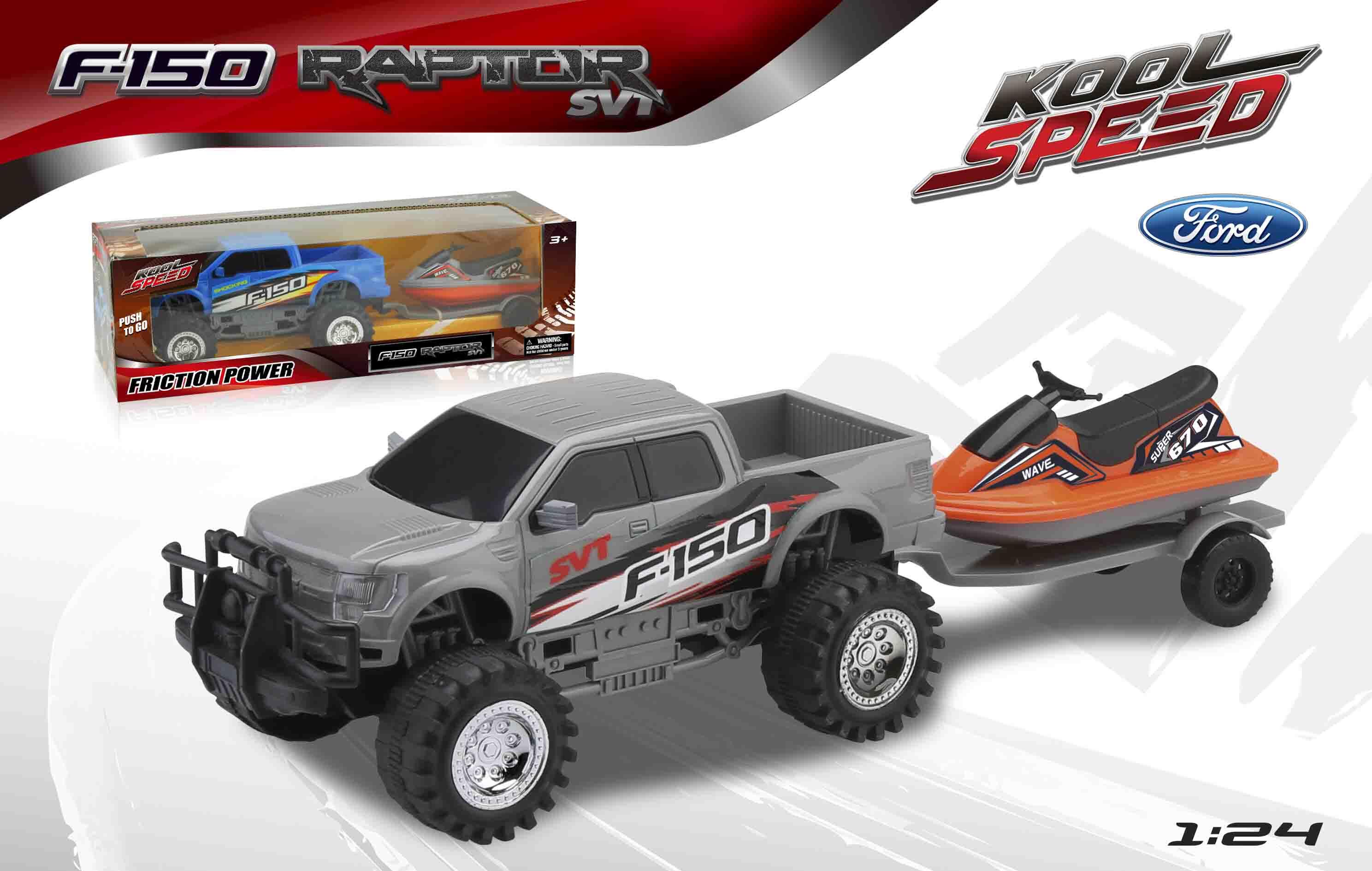 1:24 FRICTION POWER FORD F150 RAPTOR