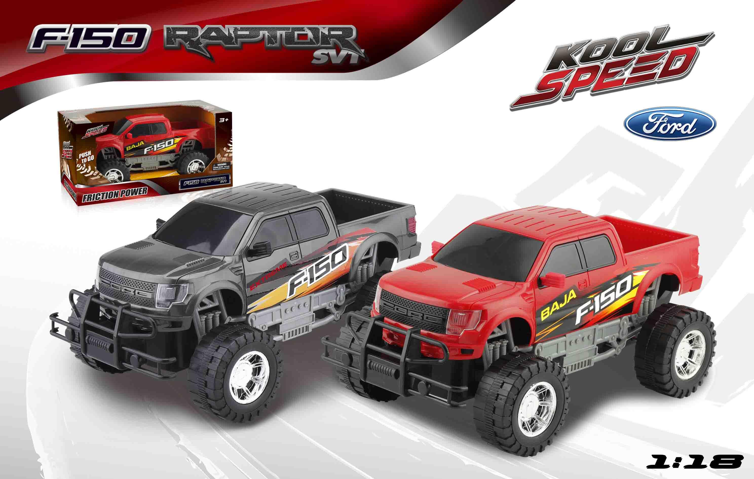 1:18 FRICTION POWER FORD F150 RAPTOR