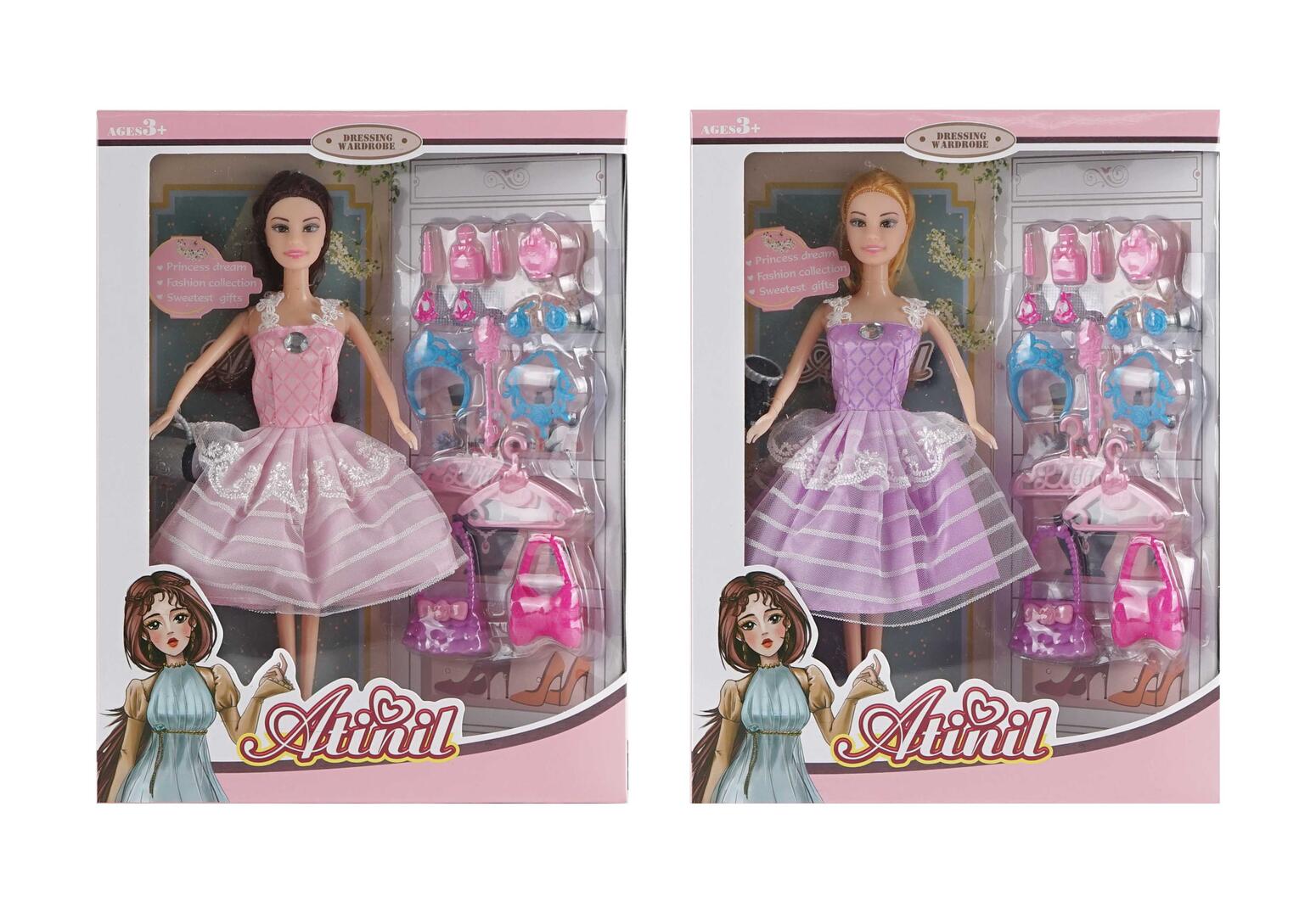 11”SOLID FASHION DOLL SET