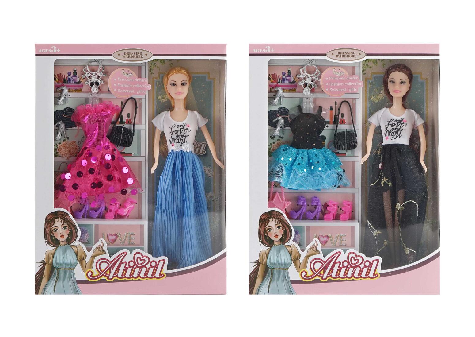 11”SOLID FASHION DOLL SET