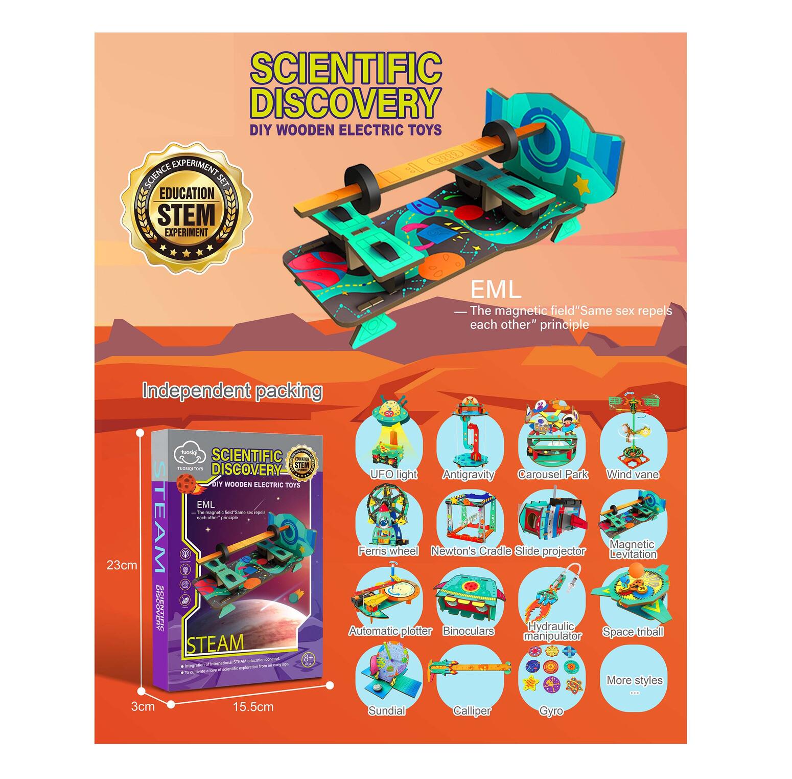 SCIENCE AND EDUCATION TOYS  11PCS