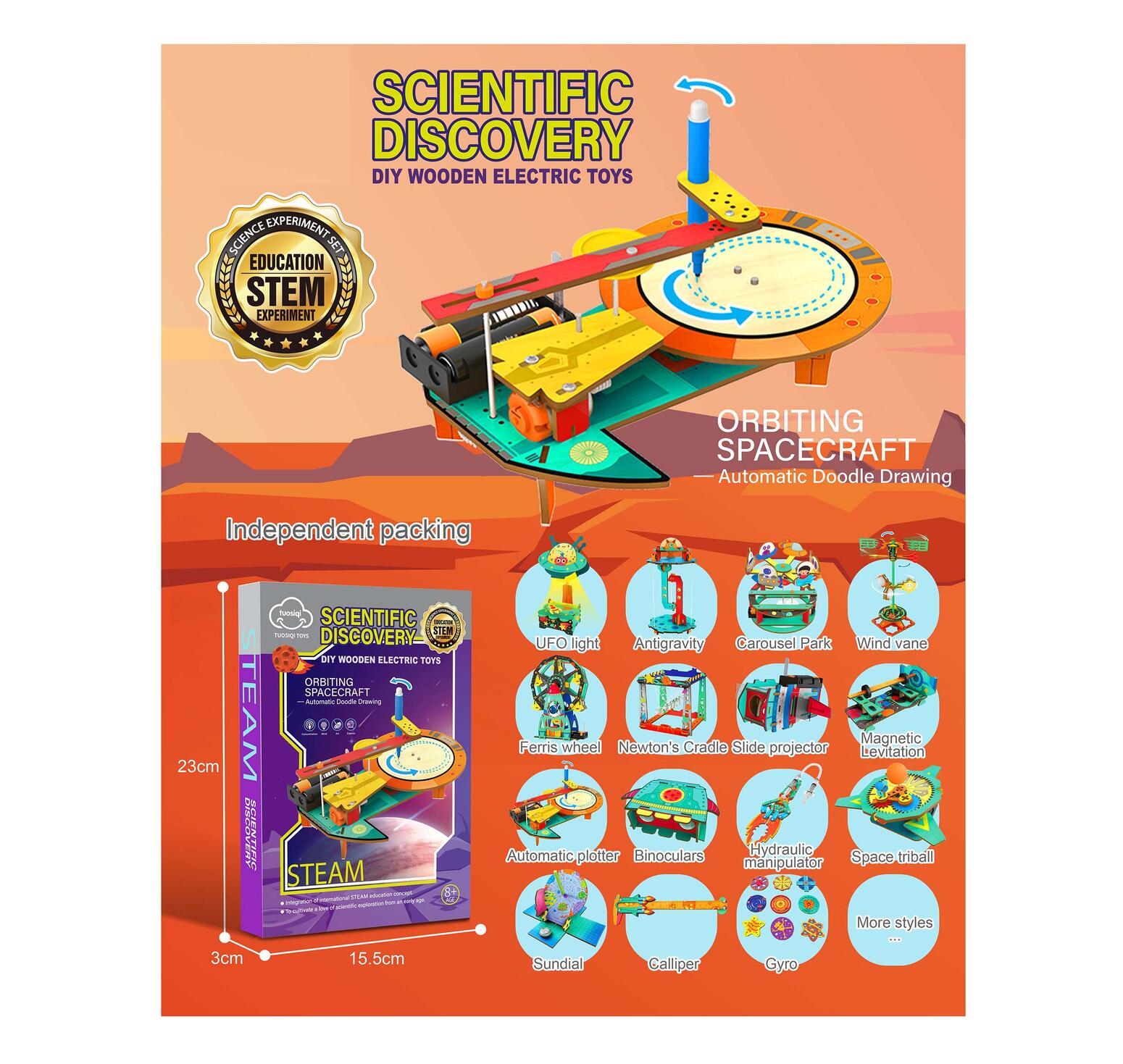 SCIENCE AND EDUCATION TOYS  13PCS