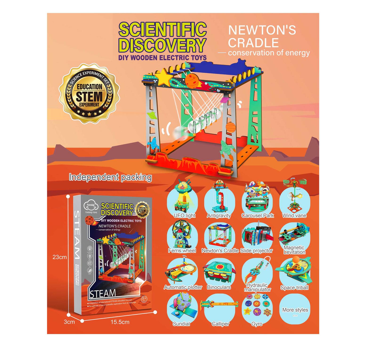 SCIENCE AND EDUCATION TOYS  24PCS