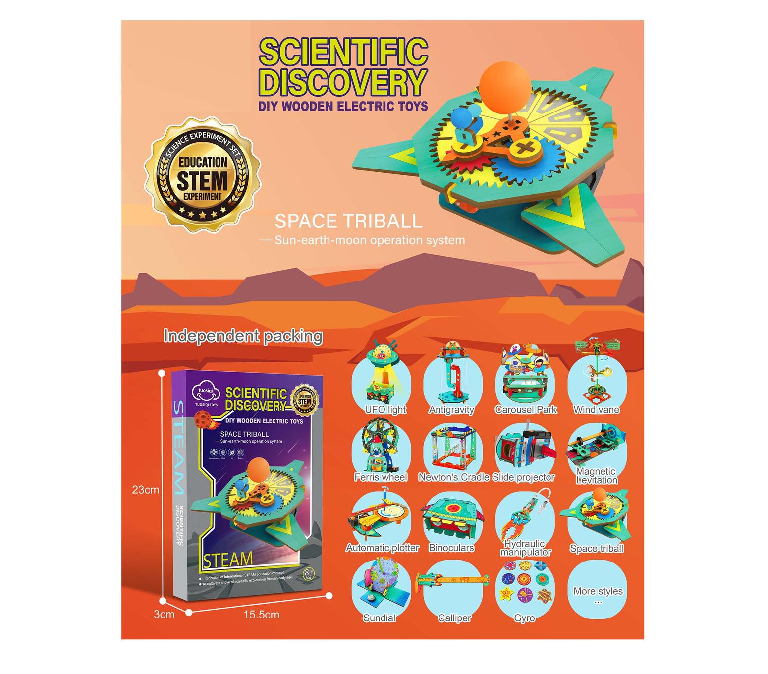 SCIENCE AND EDUCATION TOYS  35PCS