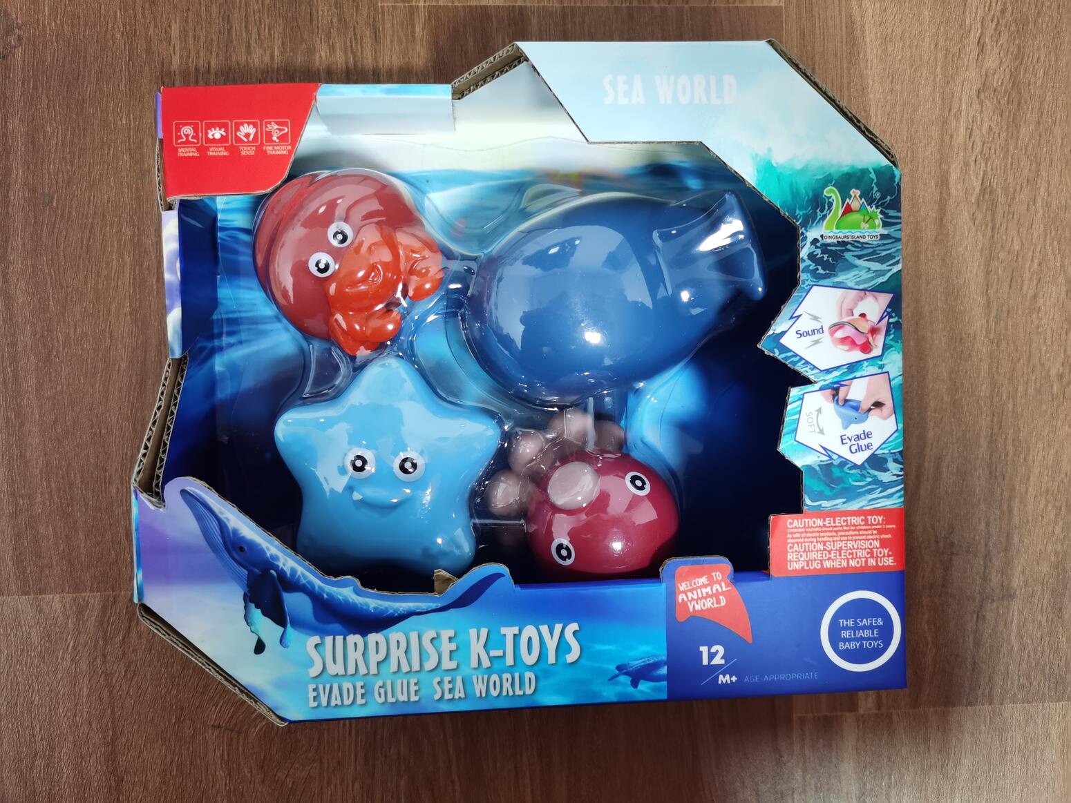 Ocean Animal World Playing Set (Shell crab/starfish /Octopus /whale)