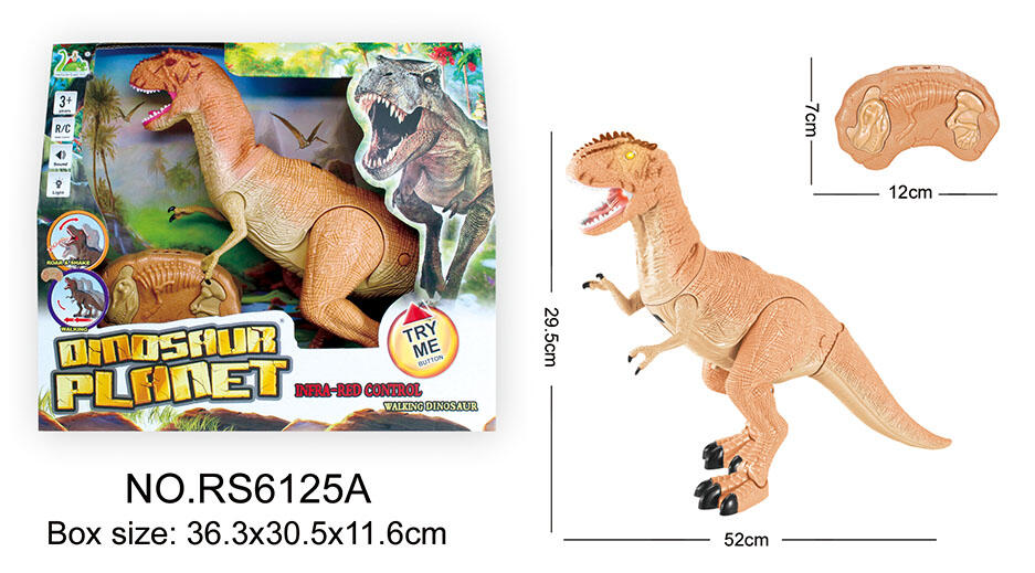 Dinosaurs Animal World Playing Set-Remote control folded dragon infrared remote control, sound, light