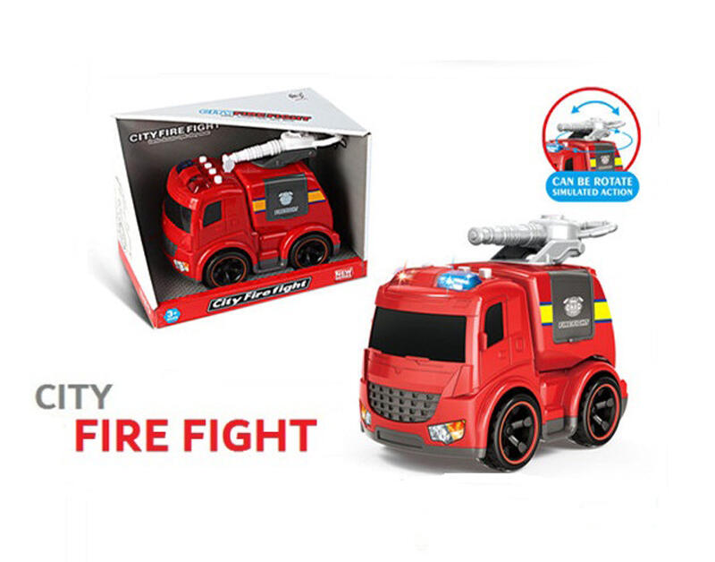 FRICTION FIRE ENGINE WITH LIGHT AND MUSIC