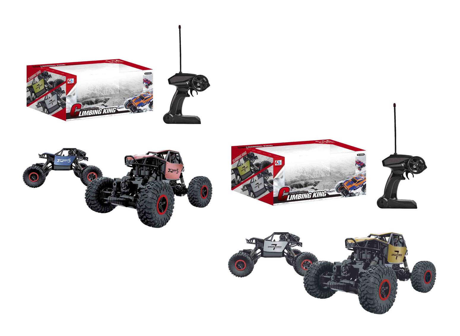 49MHZ 1:14 4 CHANNELS R/C DIE-CAST CROSS-COUNTRY CLIMBING CAR