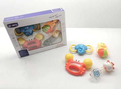 BABY RATTLES  4PCS