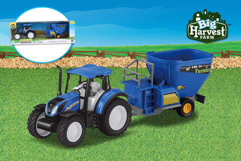 1:32 NEWHOLLAND TRACTOR WITH FODDER MIXER