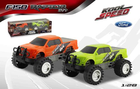 1:28 TWIN PACK FRICTION POWER FORD F150 RAPTOR