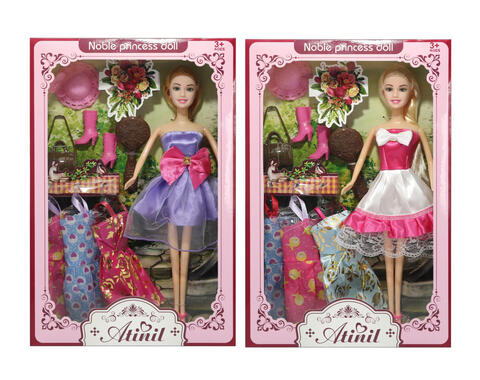 11”SOLID FASHION DOLL SET