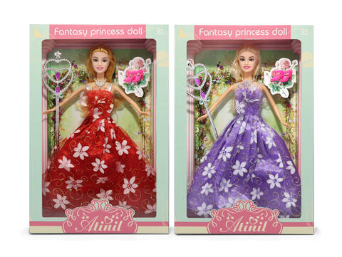 11”SOLID FASHION DOLL SET  4PCS