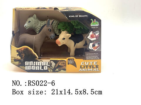 Animal World Dinosaurs Playing Set (Cow/Sheep /Donkey)