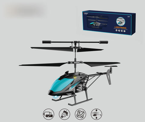 3 CHANNELS I/R HELICOPTER WITH LIGHT AND GYRO